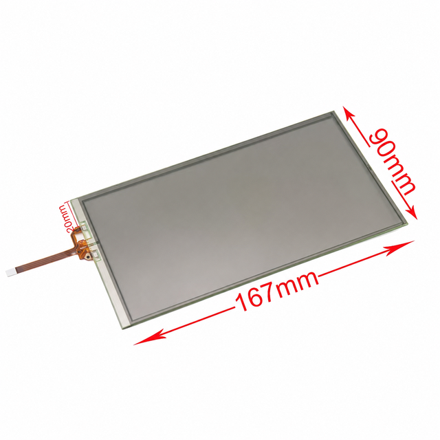 Brand Original Fujitsu 7.0" LCD Digitizer LTA070B641A Touch Screen 167*90mm for Car Replacement