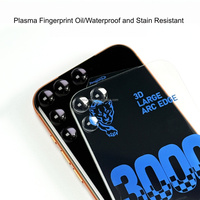 Protection d'écran en verre trempé transparent intégral sans bordure 3D à grand arc, anti-poussière 300C, anti-ESD pour iPhone 18 17 Pro Max