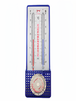 Thermomètre à ampoule humide et sec pour extérieur, intérieur, laboratoire d'élevage en serre, capteur marin, humidimètre en plastique personnalisable OEM pour
