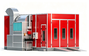 Cabina di Verniciatura per Auto a Temperatura Costante con Sistema Integrato di Spruzzatura e Cottura per Officine di Riparazione Auto - Product Image 1