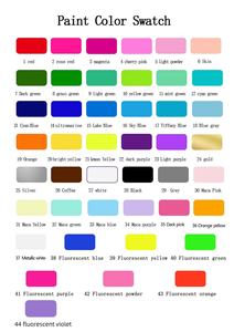 สีอะคริลิค Fluid Bear ขนาด 30/60/120/500/1000/2000 มล. 44 สี สีอะคริลิคไหลง่ายสำหรับงานเพ้นท์แบบ Fluid Painting Bear - Product Image 6