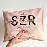 Sac de courrier personnalisé K21 ECO, nouvelle enveloppe d'expédition en plastique, emballage pour envoi postal, sac de courrier rose clair en polyéthylène pour vêtements