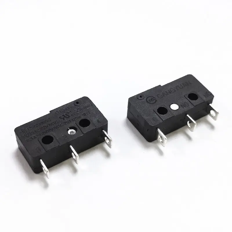 Micro-interrupteur à 3 broches d'usine 5a 250vac t85 kw2 micro-interrupteur à montage sur circuit imprimé