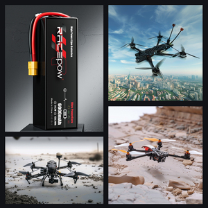 Аккумуляторы Racepow для FPV дронов 5200/6500/7000/8000/9000/9500/10000/12000 мАч 22.2В 6S 80C LiPo для мультикоптеров FPV - Product Image 3