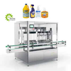 ZXSMART Automatic 4 Tracking Nozzle Liquid Soap Gel Bottle Hand Cream Filling Machine