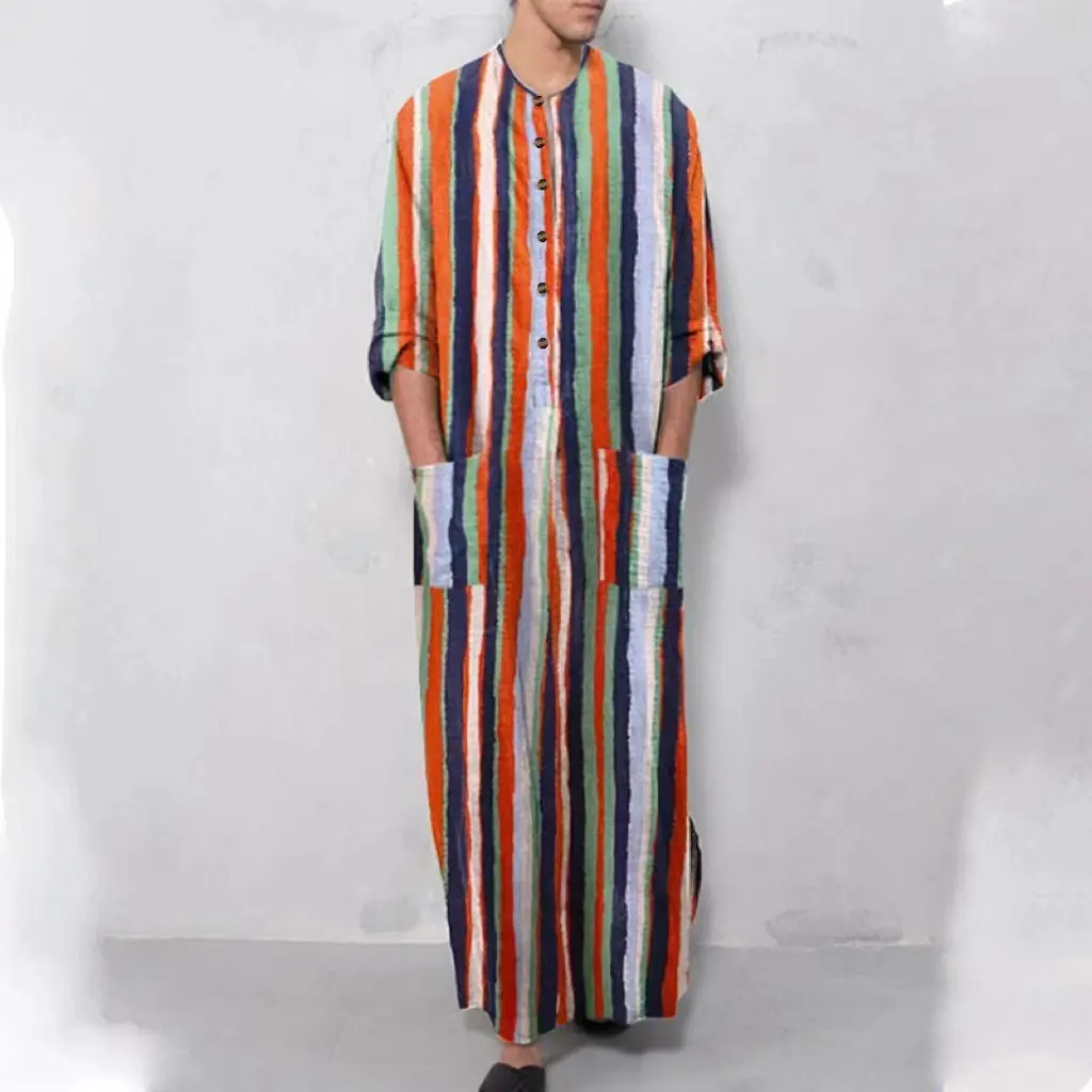 Designs de vêtements islamiques de Dubaï Thobe doux tissu Style omanais hommes Robe Caftan Thawb taille personnalisée