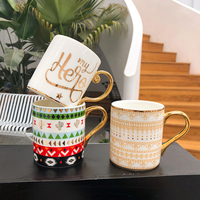 Tasses en céramique de porcelaine fine de 12 oz de marque HF en gros, réutilisables, écologiques, avec logo personnalisé, couleur unie, glaçure blanche, compatibles lave-vaisselle