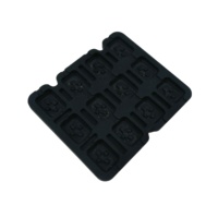 Keypad Numerik Silikon yang Dapat Disesuaikan dari Pabrik dengan Pil Karbon Konduktif untuk Peralatan Rumah Tangga, Warna Kustom dengan Lampu Latar