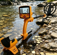 Détecteur de métaux rechargeable pour la recherche d'or, bobine étanche, longueur réglable, écran LCD, chasse au trésor, en cadeau pour adulte