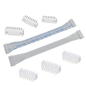 Câble plat à ruban 2468 24AWG JST XH 2.5 Pas 2/3/3/5/6/7/8 Broches pour électronique avec prise angulaire / droite - Product Image 1
