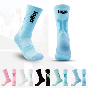 Calcetines de Baloncesto Profesionales para Jóvenes, de Alta Gama, Acolchados, de Compresión, Transpirables, de Secado Rápido y Absorción de Humedad, al por Mayor - Product Image 1