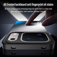 Pour Oppo Find X10 Pro Max / Find X10 – Coque arrière rigide avec protection d'objectif AG effet mat et support, pare-chocs souple