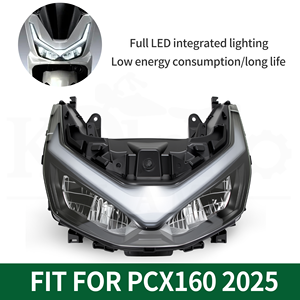 KOLMIO-LAM Compatible avec Phare Avant LED pour Moto <span class=keywords><strong>HONDA</strong></span> PCX160 PCX125 2025 – Bloc Optique Complet <span class=keywords><strong>PCX</strong></span> <span class=keywords><strong>160</strong></span> 125 - Product Image 2