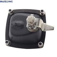 Serrure d'armoire camion en alliage de zinc panneau ingénierie véhicule poignée pliante compression voiture mécanique boîte à outils serrure de porte