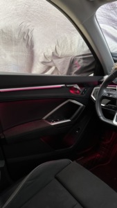 Luz Ambiental Cardoo para <span class=keywords><strong>Audi</strong></span> <span class=keywords><strong>Q3</strong></span> 2019-2024, Actualización de 64 Colores, Iluminación Ambiental Interior para Automóvil, Kit de Accesorios con Grabado Láser - Product Image 3