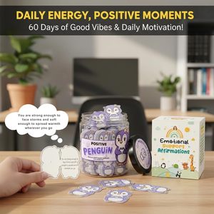 Pot à notes émotionnelles positives, 60 messages émouvants pour le plaisir quotidien, cadeau idéal pour les amoureux, les amis et tout ceux que vous aimez - Product Image 2