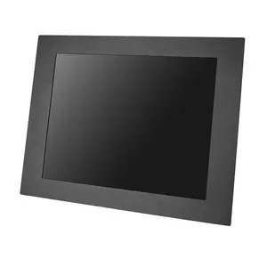 Monitor táctil industrial capacitivo para montaje en pared, monitor de pantalla táctil Pos de 15 pulgadas, pantalla táctil Pc para Pos