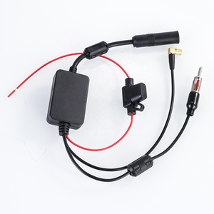 Avec connecteur SMB AM/FM <span class=keywords><strong>DAB</strong></span> de voiture + <span class=keywords><strong>antenne</strong></span> Radio de voiture AM/FM <span class=keywords><strong>DAB</strong></span>, diviseur d'<span class=keywords><strong>antenne</strong></span>, amplificateur d'<span class=keywords><strong>antenne</strong></span> de Signal Radio - Product Image 3