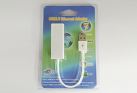 Tarjeta de Red USB LAN de Color Blanco, Chip 8152 Mini USB 2.0 a RJ45 Adaptador de Red Ethernet para PC, Portátil, Tableta