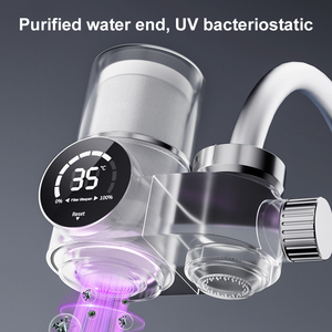 Depuratore d'Acqua Digitale UV per <span class=keywords><strong>Rubinetto</strong></span> con Display Intelligente e <span class=keywords><strong>Filtro</strong></span> a Carbone Attivo per <span class=keywords><strong>Bagno</strong></span> e Cucina - Product Image 2