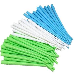 ท่อดูดโค้งสำหรับผ่าตัดทางทันตกรรม ขนาด 1/4 1/8 1/16 หลายสี อุปกรณ์ผ่าตัดช่องปาก เครื่องดูดแบบใช้มือ - Product Image 5