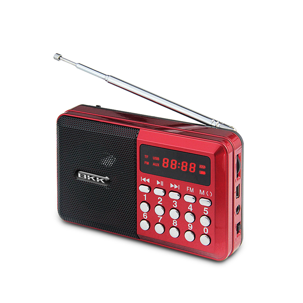 Карманный портативный аудио музыкальный мини-плеер с FM-радио Bluetooth Колонка AM радио Портативный радиоприемник FM AM Home
