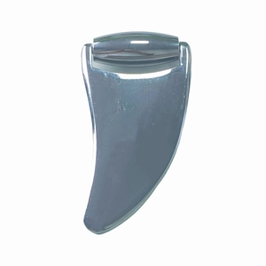 Rouleau facial en forme de corne de bélier en acier inoxydable et alliage de zinc - Product Image 2