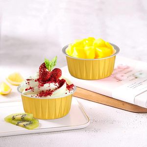 Bán buôn Mini nhôm lá cupcake Baking cup với nắp đậy vòng cupcake lá lót dùng một lần mini bánh container <span class=keywords><strong>Flan</strong></span> khuôn mẫu - Product Image 5