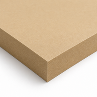 Panneau MDF standard 1245x2465mm, épaisseurs multiples 13mm/16mm/19mm, norme d'émission E1, design moderne pour la décoration de meubles