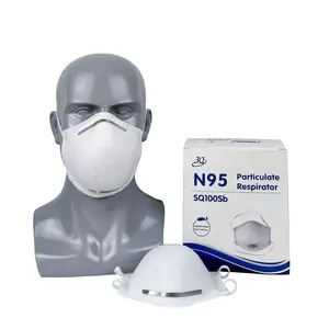 Maschera 100sb N95 mascherina 5 ply 3d maschera facemask 10 pz 3Q fabbrica usa e getta N95 maschera per la vendita calda maschera facciale n95