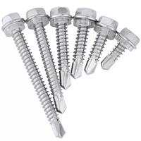 Vis autoperceuse TGR DIN 7504K en acier inoxydable zingué et acier au carbone avec tête hexagonale - M4-2 M6-3 SDS Tek Grade 10.9/12.9 OEM