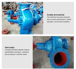 Bomba de Flujo Mixto de Una Etapa para Acuicultura, de Alta Presión, Estructura Compacta y Resistente, Motor de 37 Kw, Certificación CE - Product Image 6