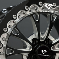 2 3 قطع سبيكة سحب مزورة سيارة سباق مقعرة عجلة قفل 5x5x be7.5 x 15 17 18 بوصة حافة ل Gtr Bmw Corvette Supra