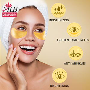 プライベートラベルオーガニックナチュラル保湿アンチリンクルアンダーアイパッチハイドロゲルクリスタルコラーゲンアイマスク - Product Image 6