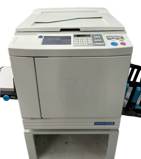 RISOS SF Series Digital Duplicator 120PPM 400x600DPI CMYK Oli-Based Pigment for Refurbished SF635
