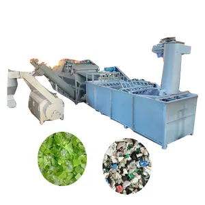 Automatic Plastic film crusher washing drying for recycling line PP/ PE Plastic Recycling Washing Line