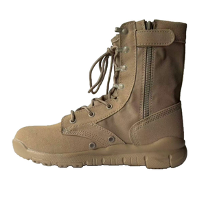 SFB75 Leather Mid Cut Under Black Mens Tactical Gear Ankle Desert Steel Toe Safety Black <b>Hiking</b> <b>Boots</b> for Men Women - Product Image 1