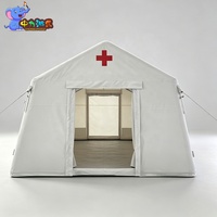 Carpa Médica Inflable Comercial, Refugio de Emergencia Impermeable de PVC, Carpa de Aire de Instalación Rápida, Fabricación Personalizada OEM ODM