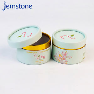 Tubo de papel de embalaje impreso en color personalizado al por mayor de fábrica física con tapa - Product Image 6