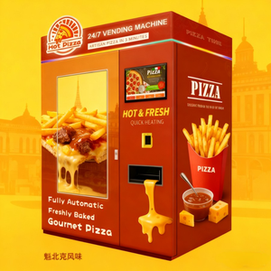 Distributeur automatique complètement automatique de pizza | Pizza chaude dans 3 M | Écran tactile, kiosque intelligent de vente de paiement de NFC/QR pour le marché global - Product Image 4