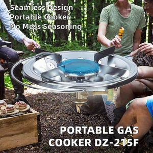 Portable <b>Gas</b> <b>Cooker</b> Burner Camping Stove Wind Deflector Manual Ignition <b>Outdoor</b> Cooking DZ-215F RTS Products - Product Image 2
