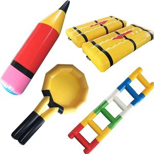 Chất lượng cao hợp tác di chuyển Inflatable Vợt Tennis đội xây dựng trò chơi quần vợt Inflatable đồ chơi vui vẻ thể thao chạy trò chơi - Product Image 6
