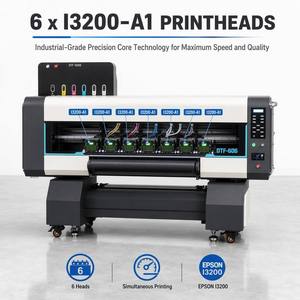 High Speed 60cm A1 Dtf Printer 6 Head I3200-A1 Dual White Ink Industrial Heat Transfer <b>Printing</b> <b>Machine</b> - Product Image 6