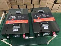 Baterai Lithium LiFePO4 12V 400Ah 460Ah 600Ah Deep Cycle untuk Solar RV Marine Off-Grid UPS Telekomunikasi