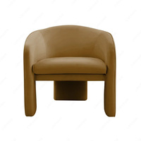 Chaise de canapé simple moderne de style italien Tissu nordique léger Design de luxe pour bureau Hôtel Réunion Utilisation de salon Meubles de maison