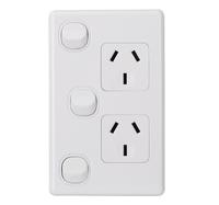 Prise de courant horizontale résidentielle double USB 10A SAA australienne avec 2 ports USB-A et 1 port USB-C 220-250V en gros