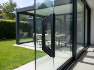 Manija de Aluminio Moderna para Puerta Corredera de Vidrio de 10 mm, Sistema de Pared para Terraza, Patio o Veranda - Product Image 6