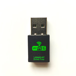 Adaptador USB Inalámbrico para Computadora con Wifi 6, <span class=keywords><strong>Dongle</strong></span> USB AX1800, Banda de Frecuencia de 2.4GHz y 5.8GHz, Receptor BT5.3, Tarjeta de Red - Product Image 1