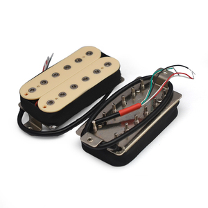 Micro de guitare électrique <span class=keywords><strong>Vintage</strong></span> Alnico 5 <span class=keywords><strong>Humbucker</strong></span>, Double bobine, micro de pont, pièces de guitare noires, son chaud - Product Image 4