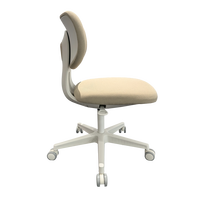 Chaise pivotante en fer moderne et confortable pour étudiants, pour salon et bureau, avec un design adapté aux enfants